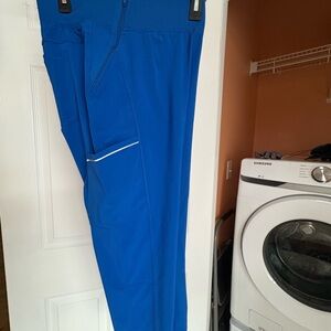 Blue Jogger Scrub Pants